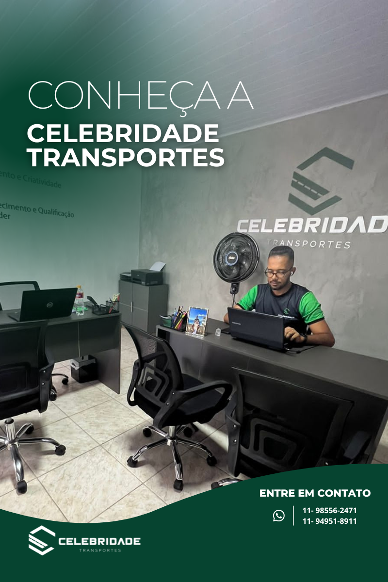 Imagem Celebridade Transportes otimiza seus processos para oferecer não apenas um serviço de transporte, mas uma experiência eficaz a preços acessíveis.