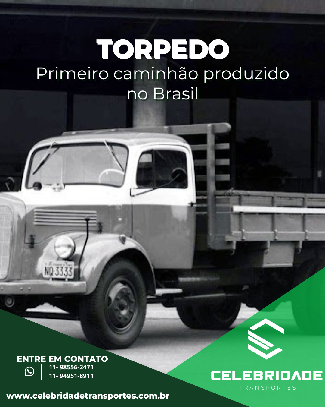 Imagem O caminhão torpedo ocupa um lugar especial na história automotiva do Brasil como o primeiro caminhão produzido em território nacional.