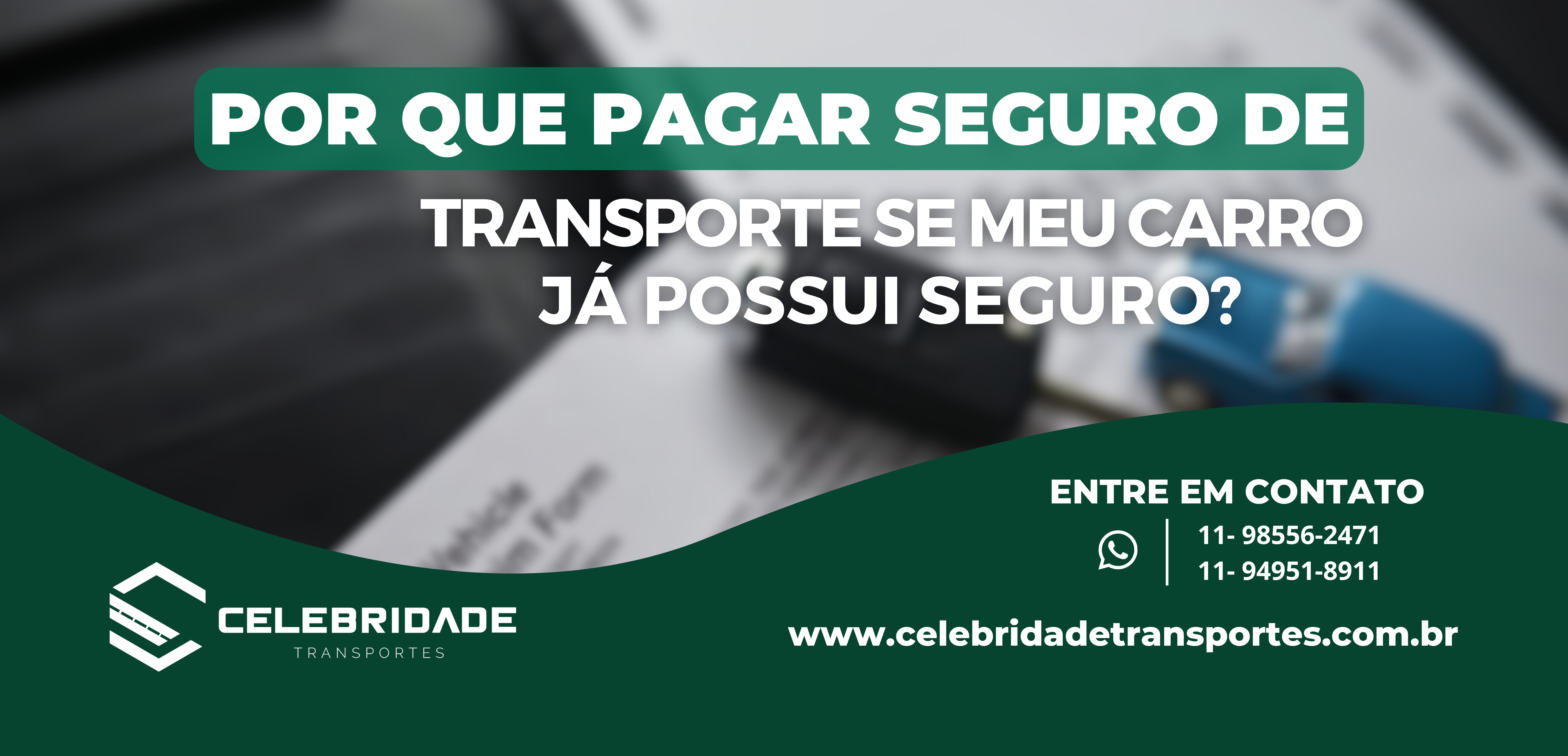 Imagem Por que pagar seguro de transporte se meu veículo já possui seguro?